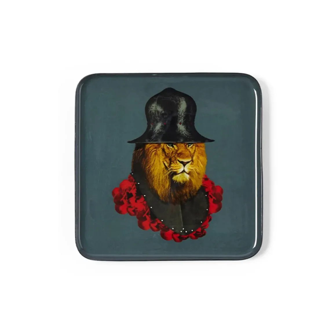 Vide-poche carré Lion Quichotte