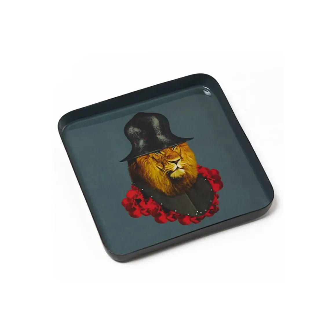 Vide-poche carré Lion Quichotte