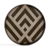 Vide-poche en bois - Graphite Chevron - 30 x 30 cm