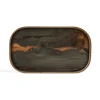 Vide-poche en verre - Bronze Organic - 42 x 24 cm